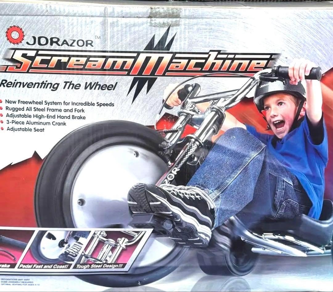 新品★JD RAZOR SCREAM MACHINE 三輪車 ★レトロ Razor Scream Machine